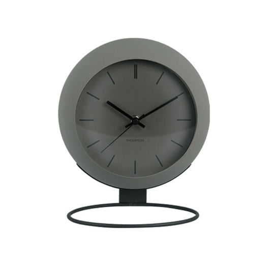 שעון קונספט עגול דארק גריי