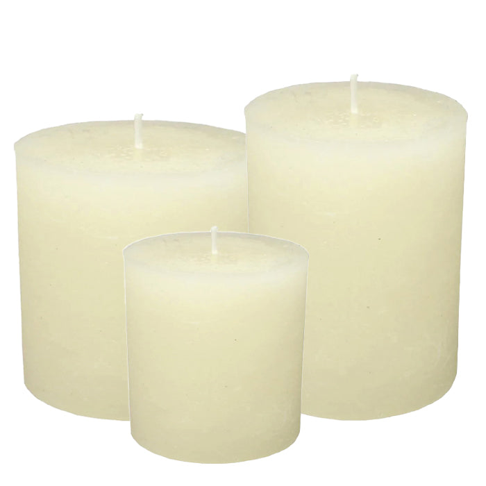 נר סטון מיסט אייבורי 10x10