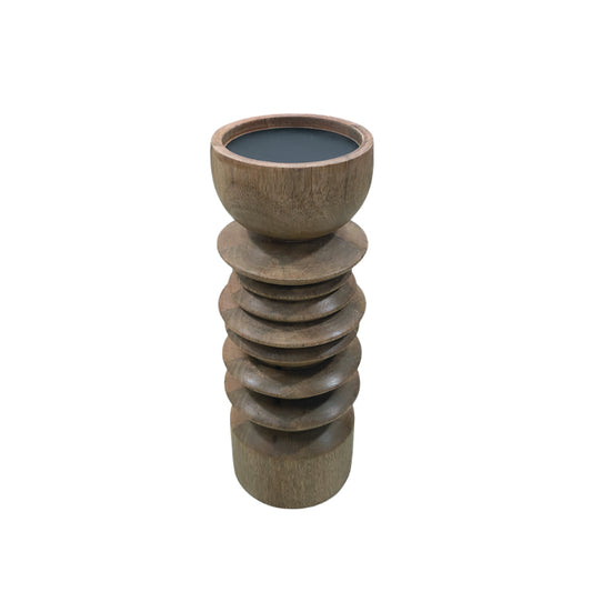 פמוט אורגניק עץ נטוראל