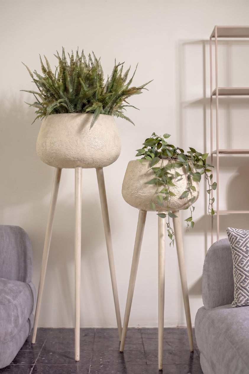 Atelier Ivory Floor Standing Vase L