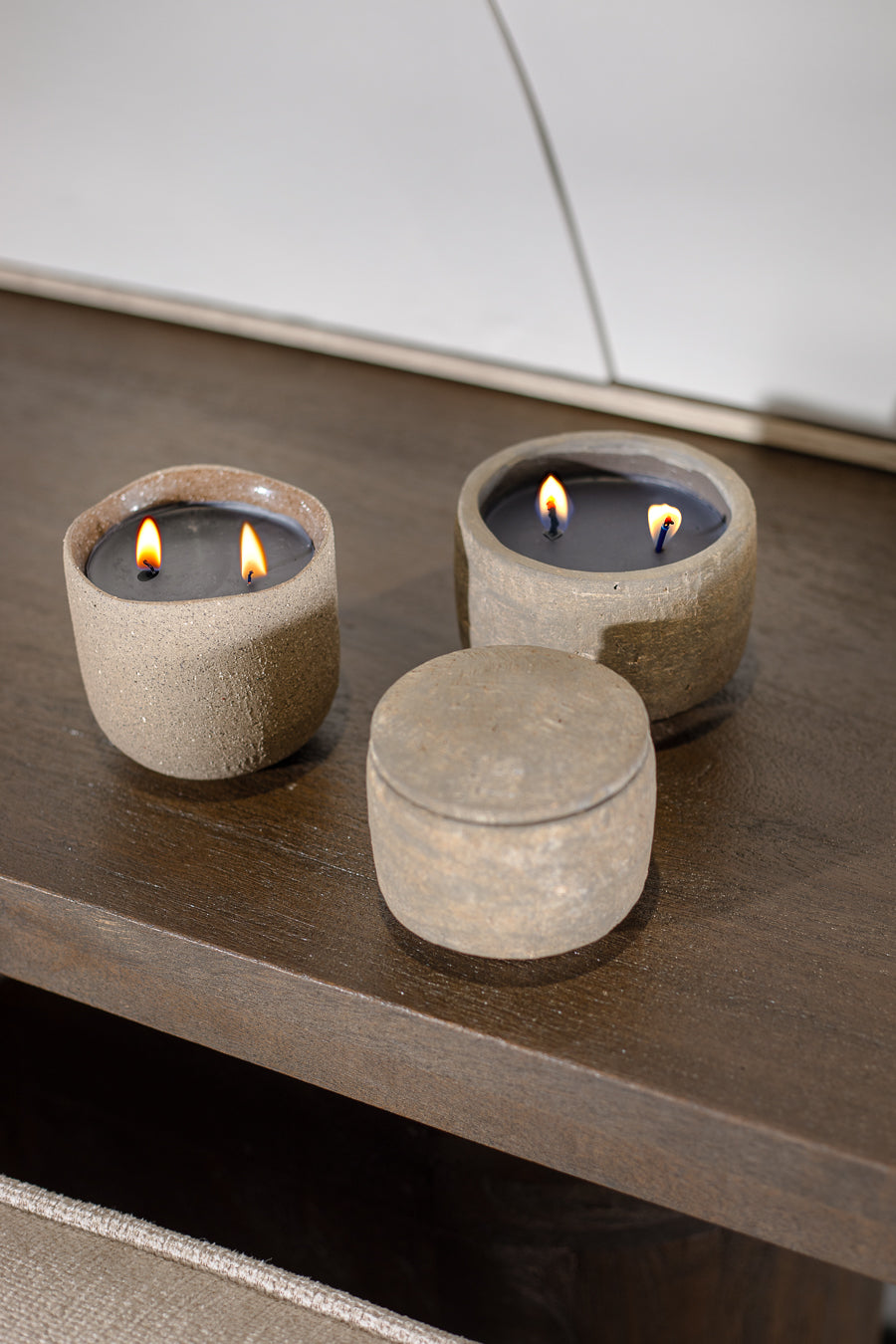 נר צמנטו נטוראל בראון S