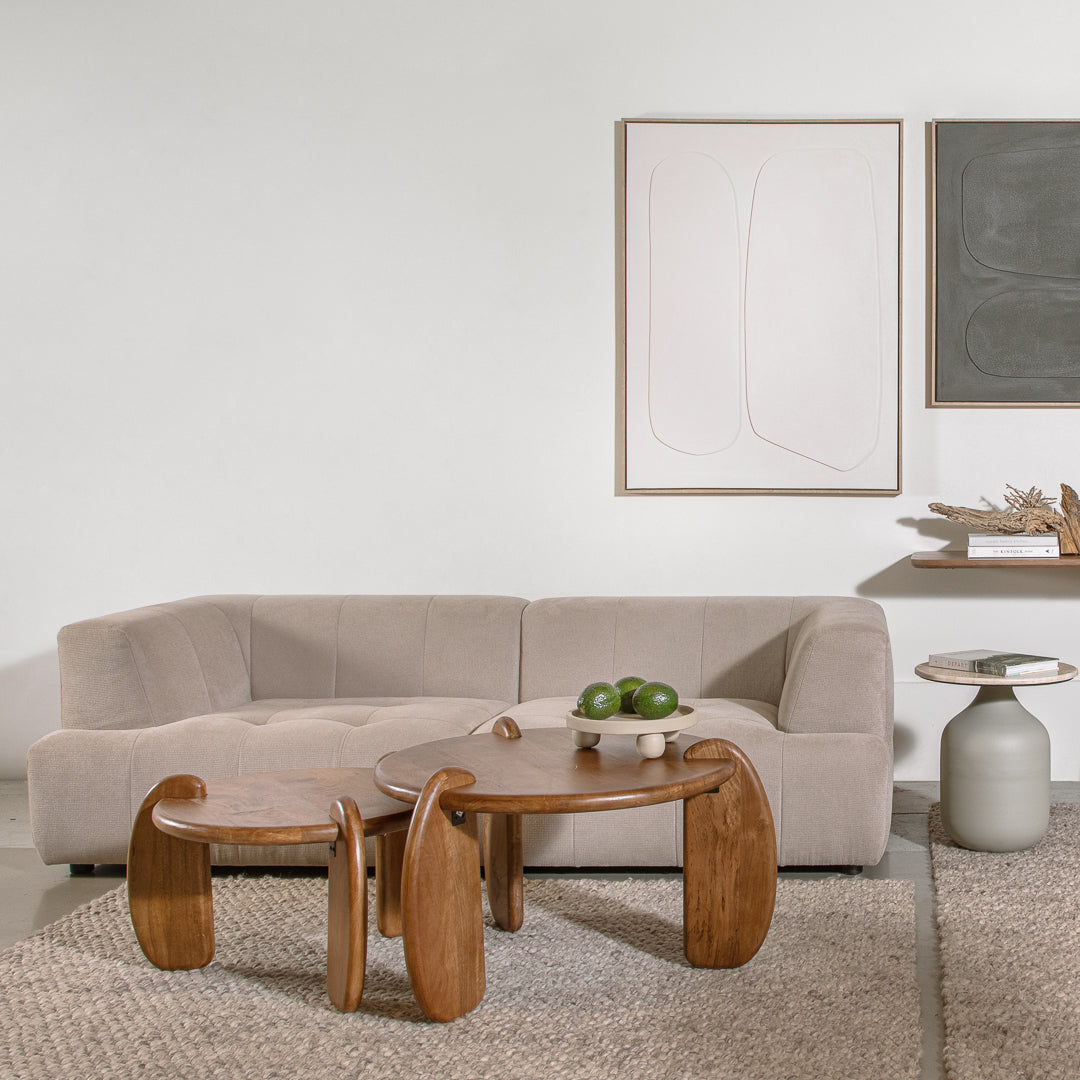 כורסה לוק אייבורי גריי