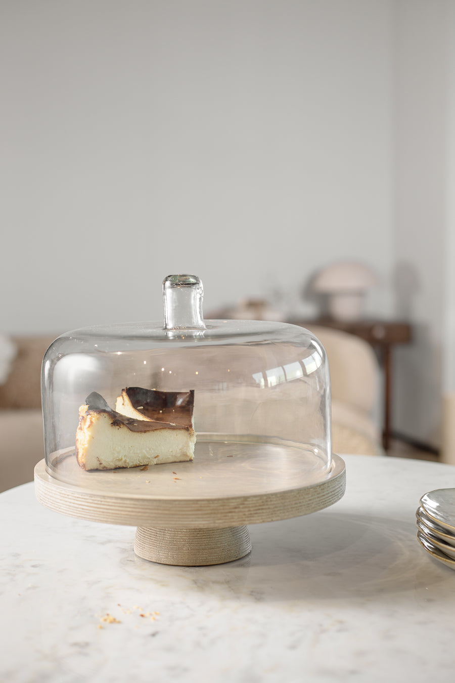 מגש על רגל ודום אורגניק עץ