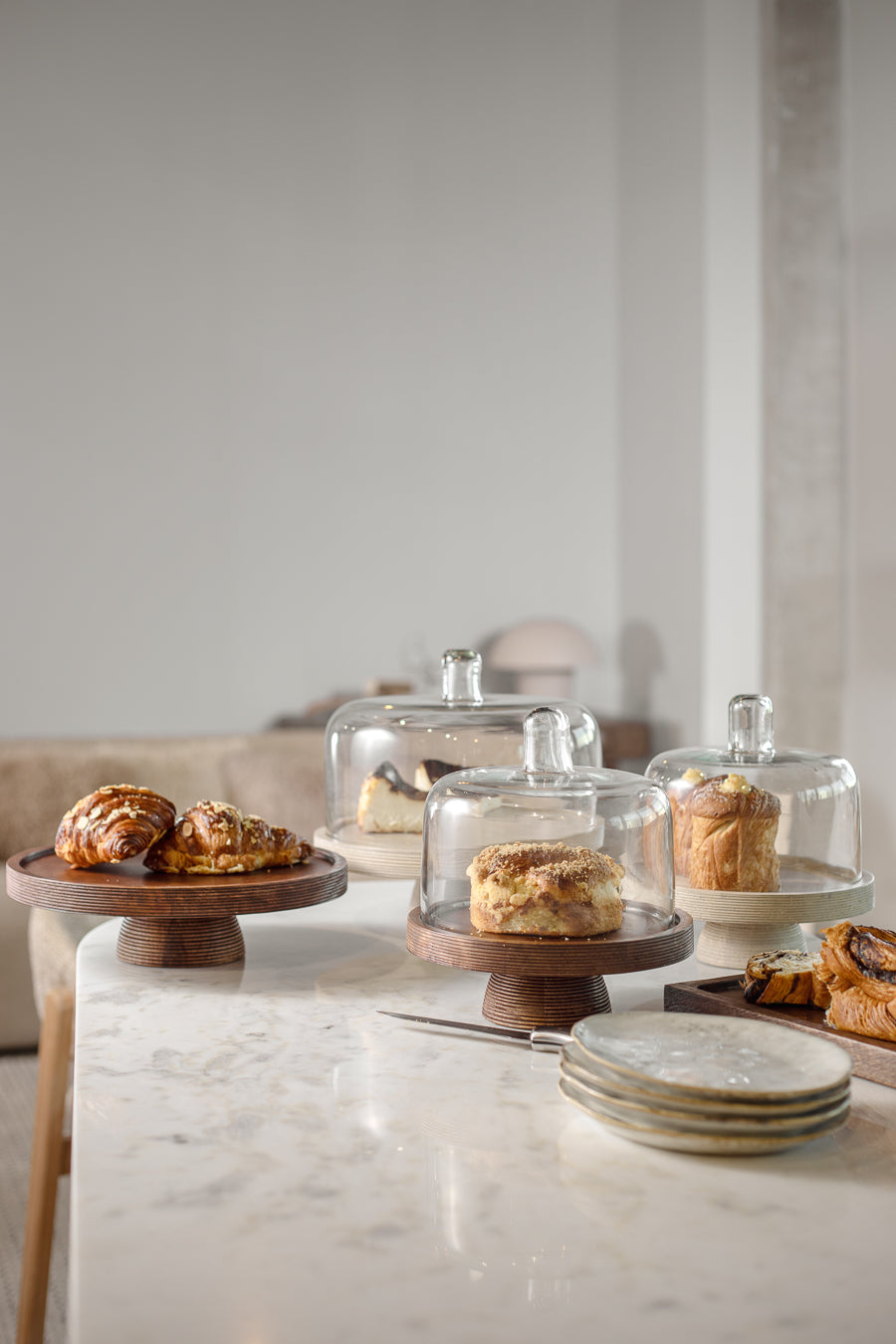 מגש על רגל ודום אורגניק עץ