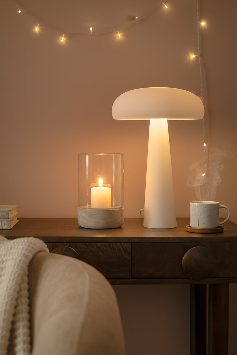 פמוט הוריקן אורגניק עץ