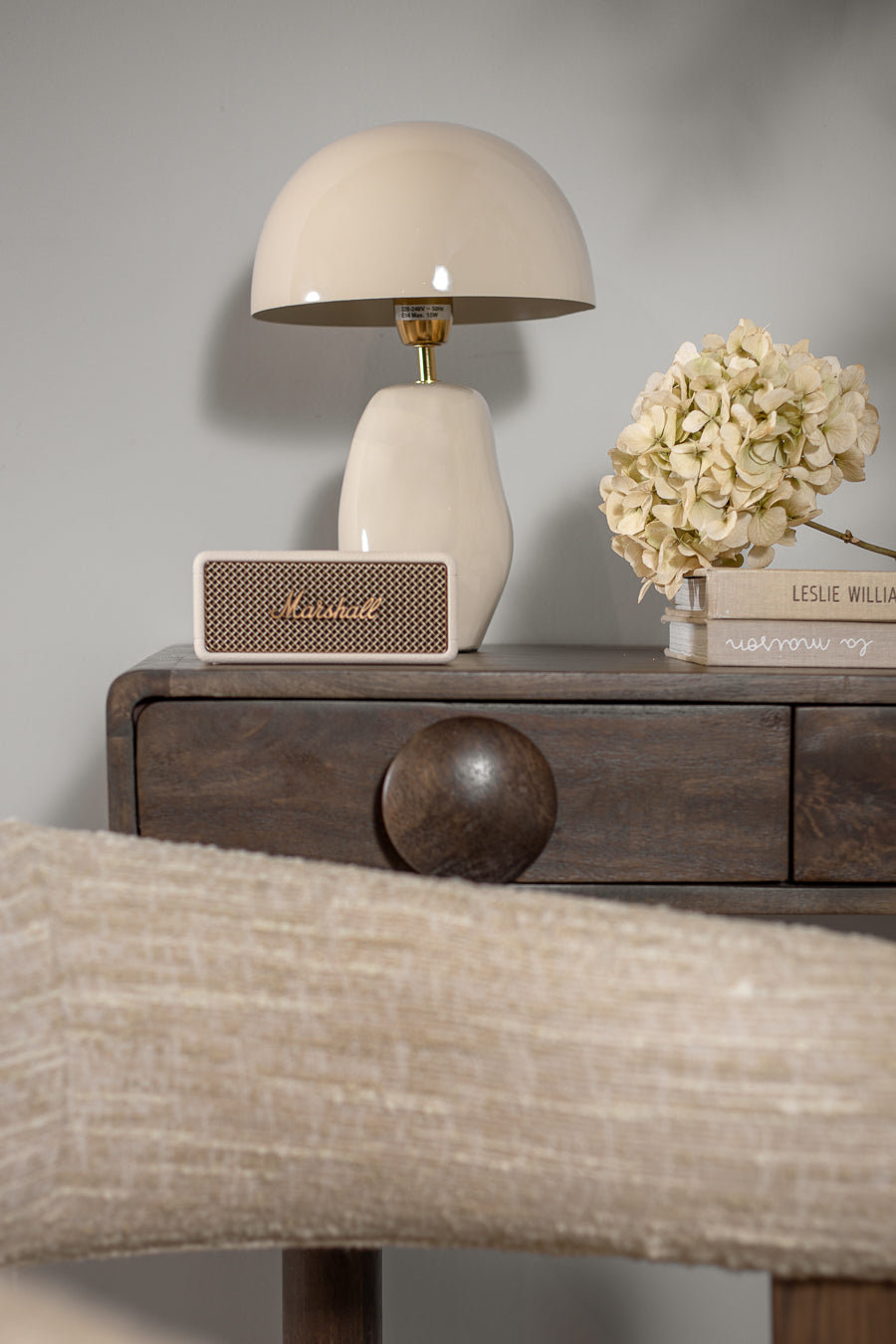 מנורת שולחן מאשרום גלוסי קליי