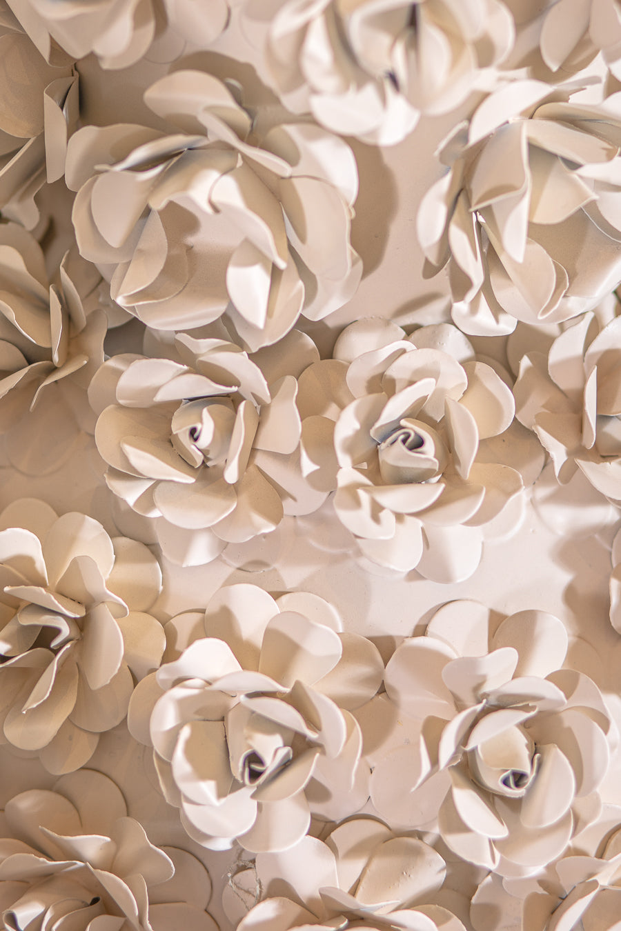 Vase Blooming White L