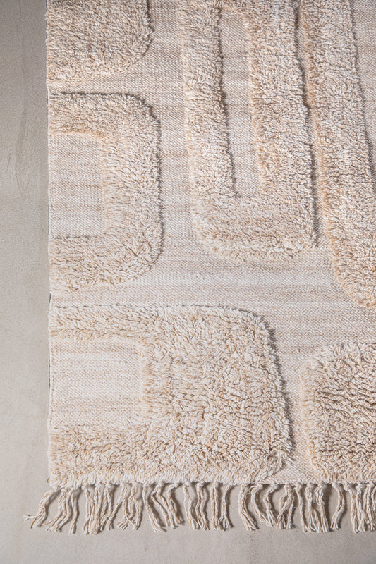 שטיח מיסטיק סקוורס קפוצ'ינו 200X300