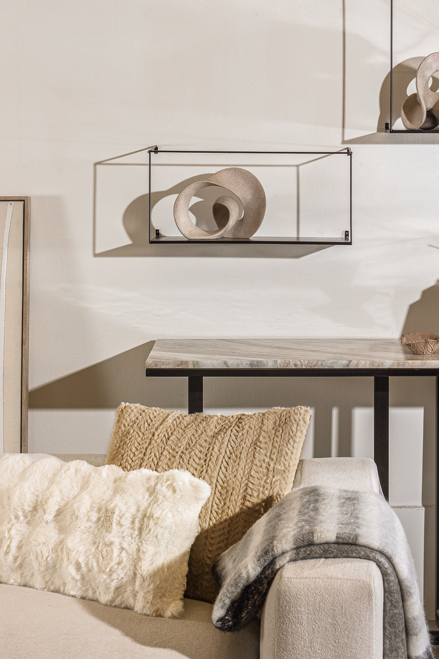 כרית ניטד קפוצ'ינו