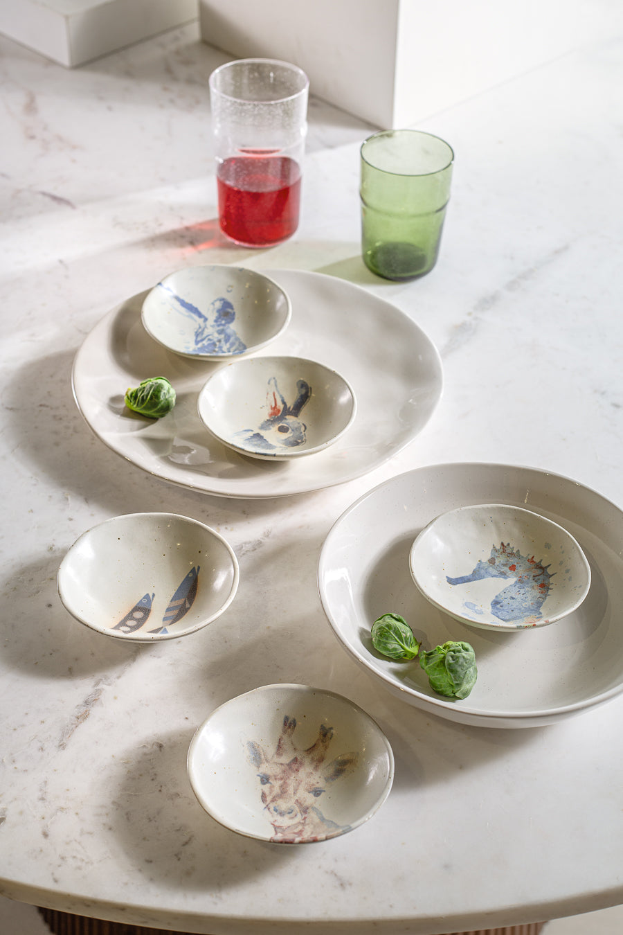 צלחת ZOO ראביט-שישייה