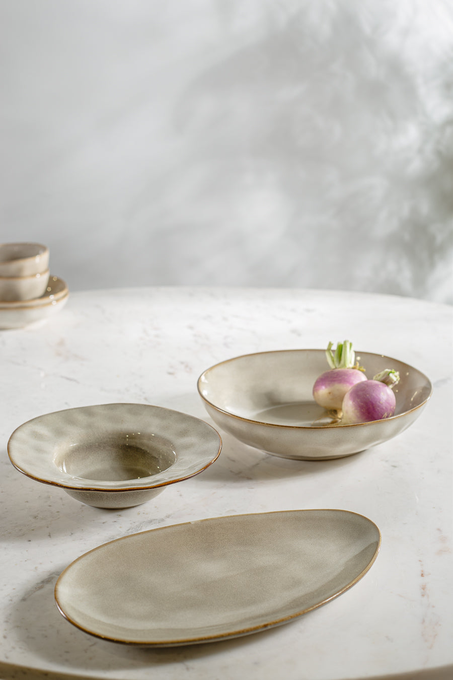 צלחת נורדיק ונילה M- רביעייה