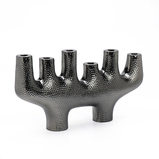 פמוט טוויסט  קנים סילבר