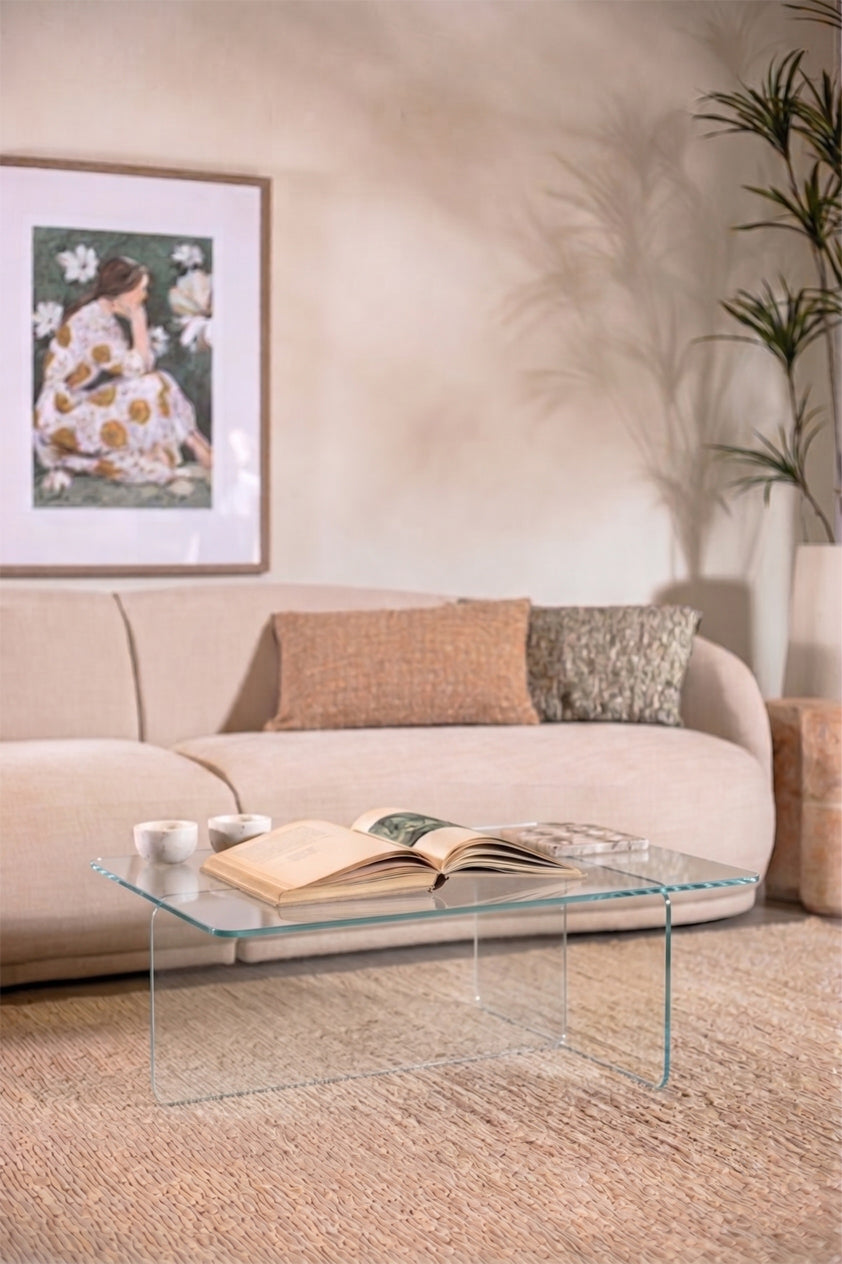 Watero Clear table 110x60x36