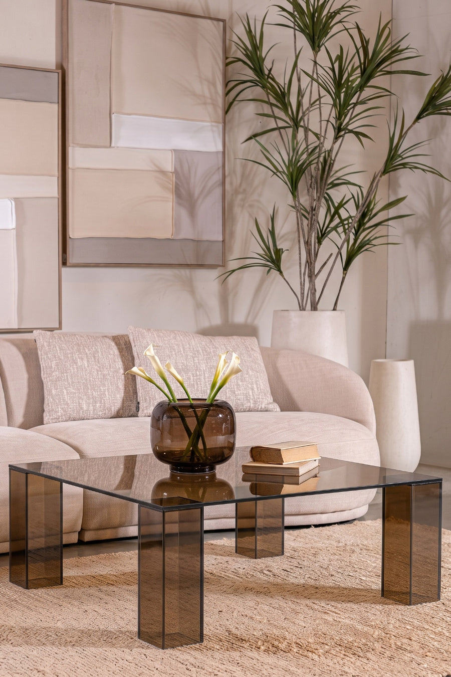 Wetro Grey table 85x85x35