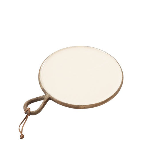 קרש הגשה ראונד פאודר ווייט