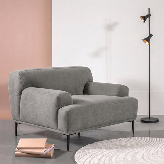 כורסה פיבי דיפ גריי