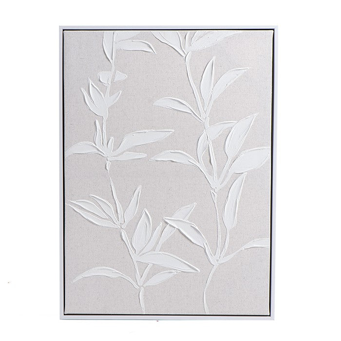 תמונה תבליט פלוואר בז' אנד ווייט