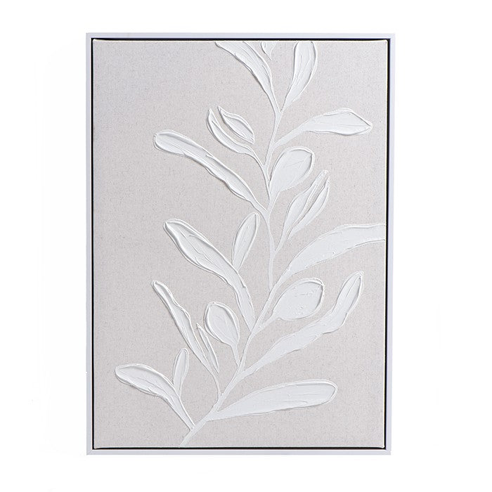 תמונה תבליט פלוואר בז' אנד ווייט