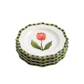 Plate Louise Tulip - Quartet