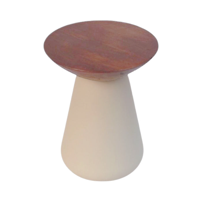 שולחן קוסמוס אייבורי בראון L