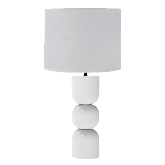 מנורה גלוסי מילקי ווייט