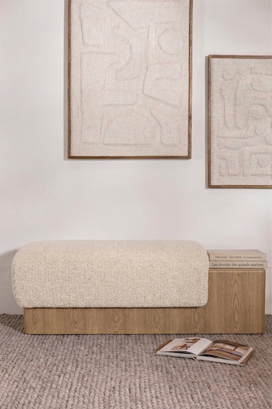 ספסל לומינה וולנאט