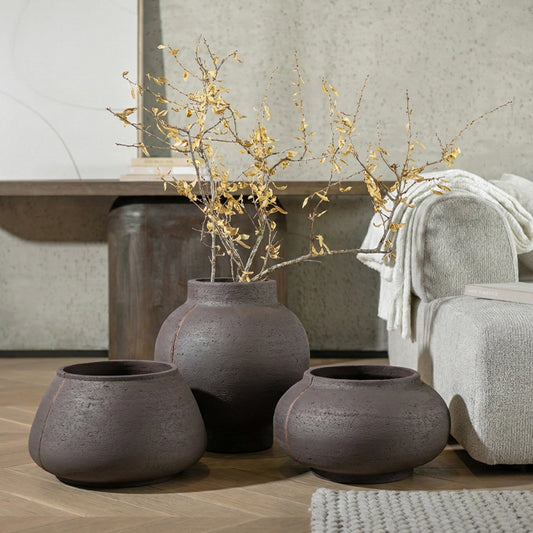 עציץ בוטניקה בראון L