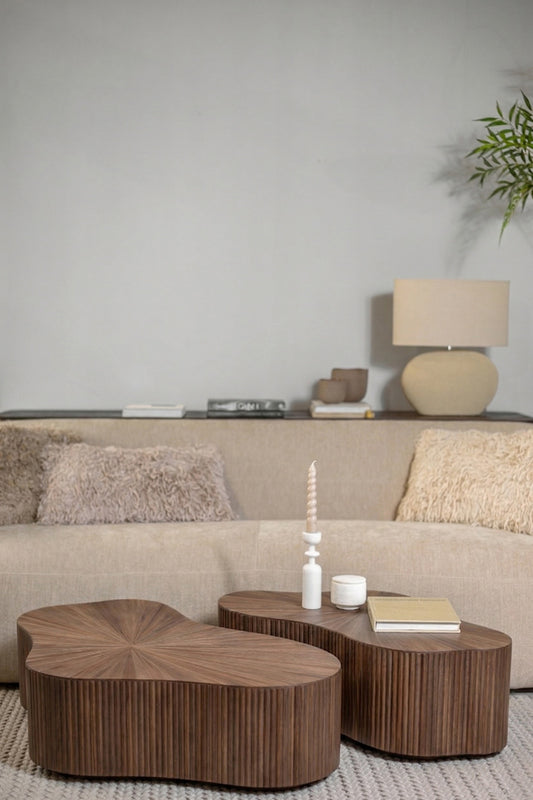 סט שולחנות ליאו וולנאט