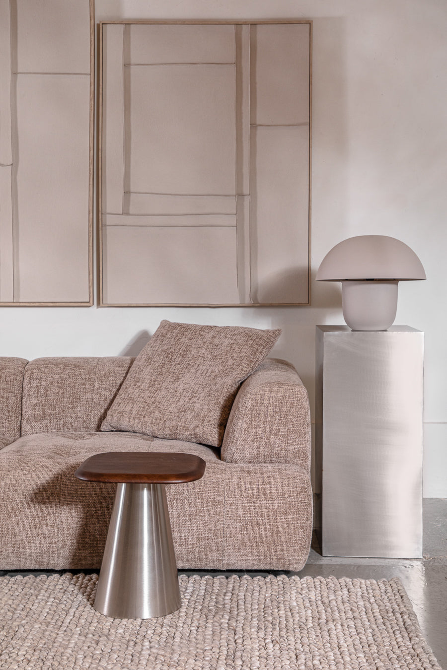 Cozy Silver Brown M Table