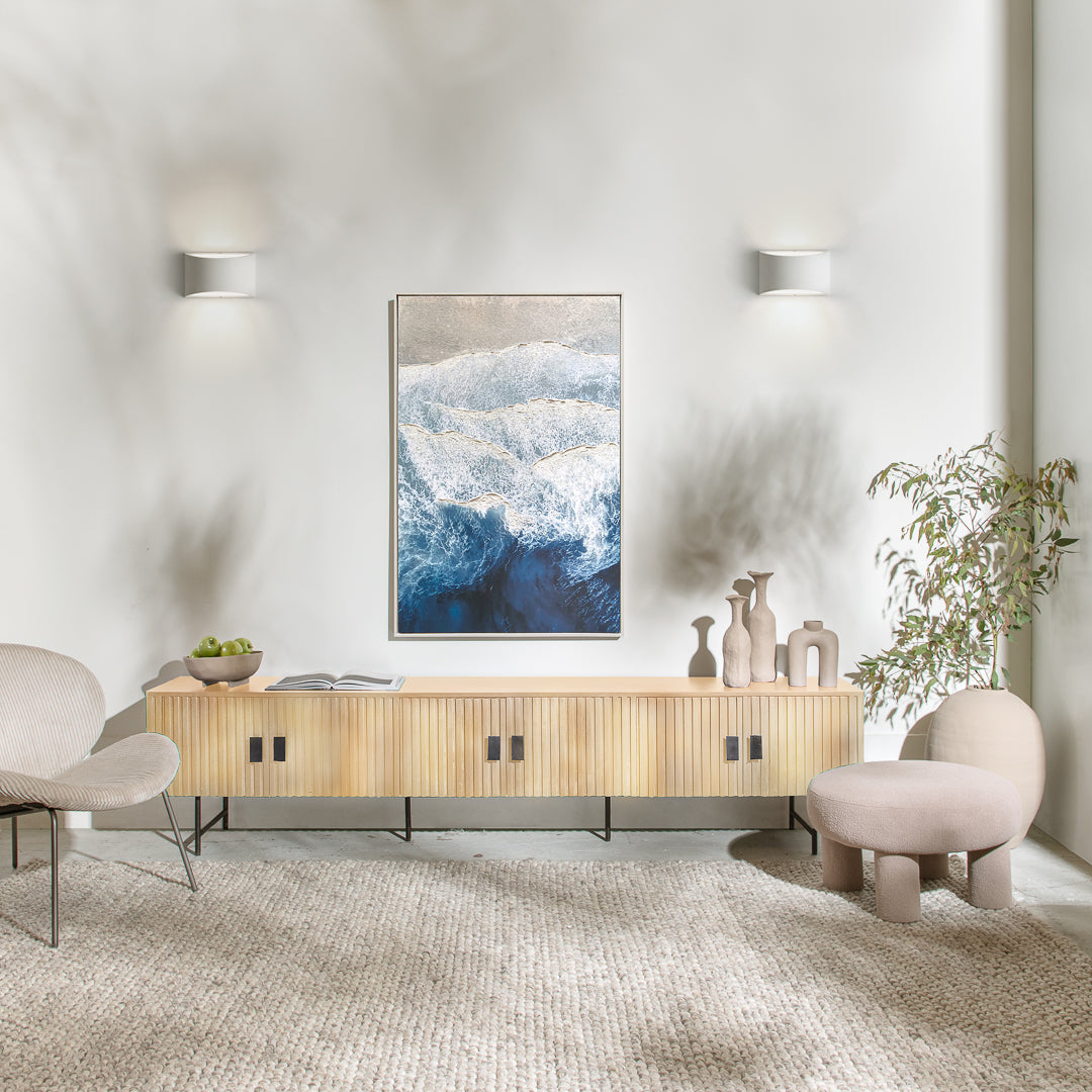 שידת מדיה מרגו נטוראל