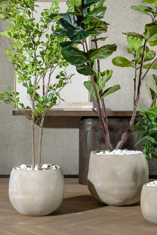 עציץ צמנטו גריי L