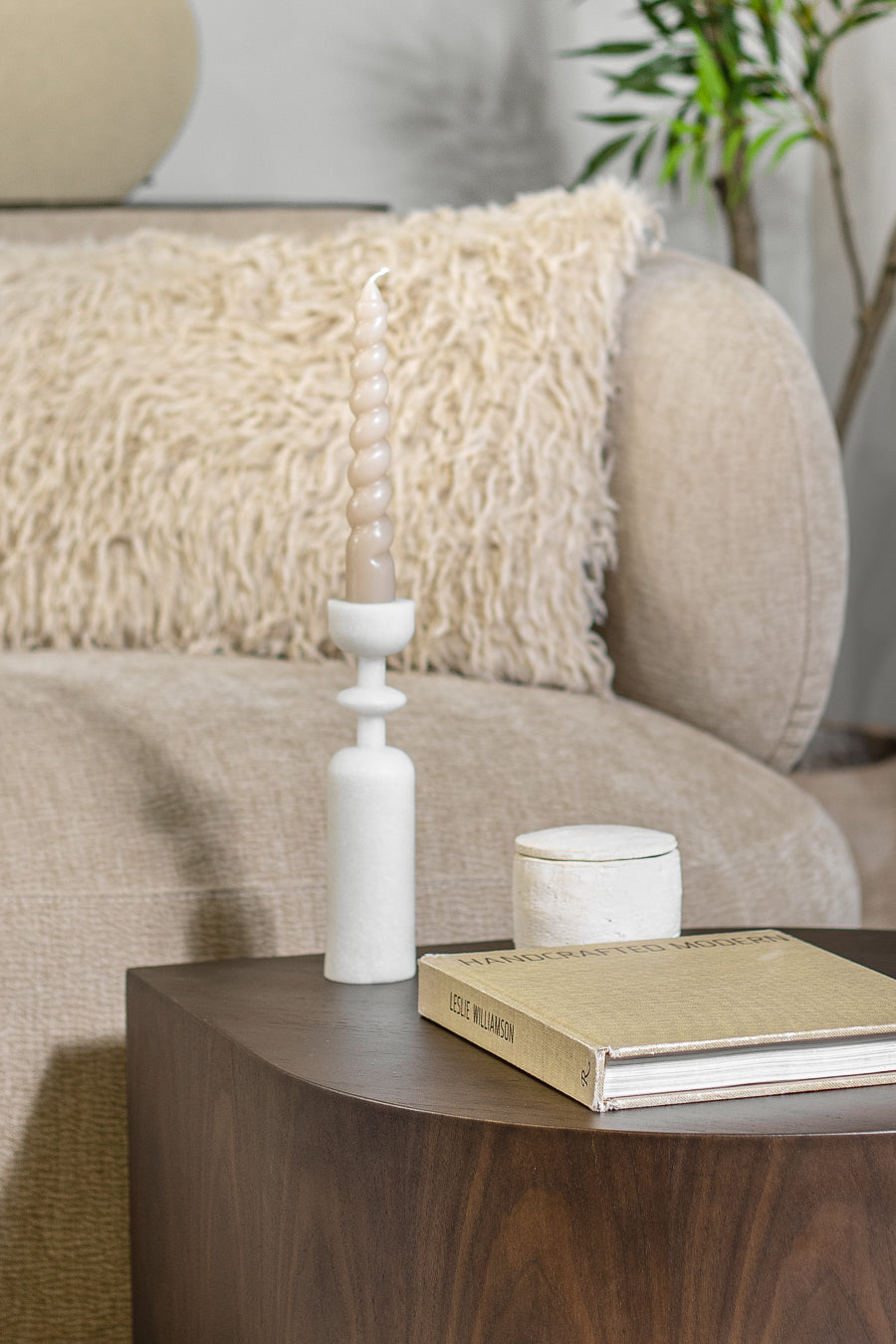 פמוט אלמנט אוניקס ווייט S