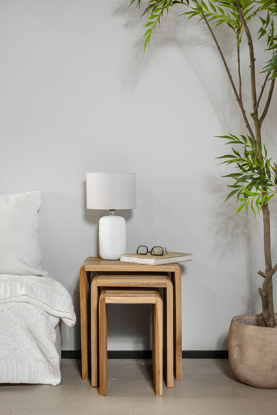 מנורה אדיסון שיק ווייט S