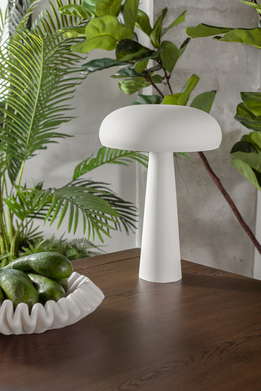 מנורת שולחן מאשרום מט אייבורי