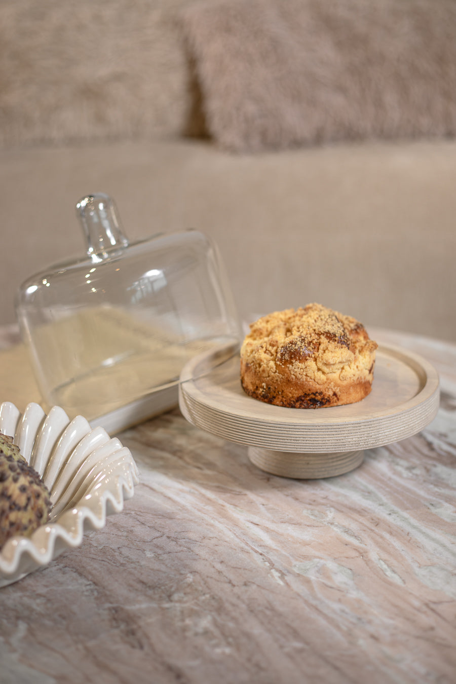 מגש על רגל ודום אורגניק עץ