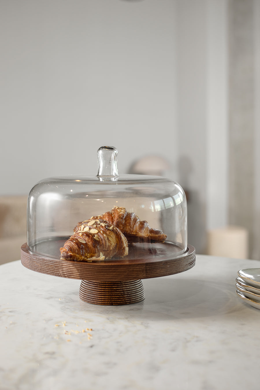 מגש על רגל ודום אורגניק עץ