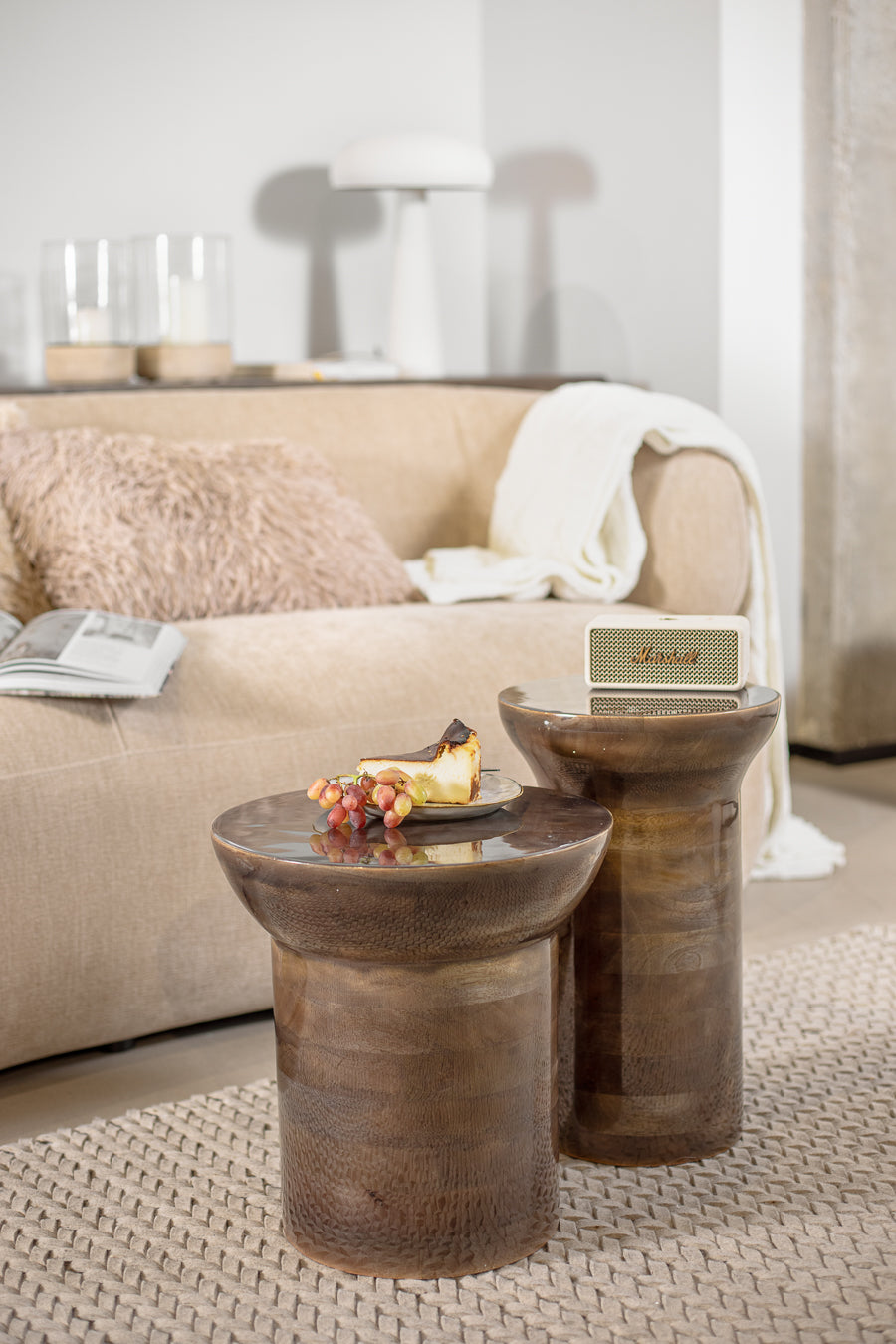 שולחן קוסמוס ווד שייני