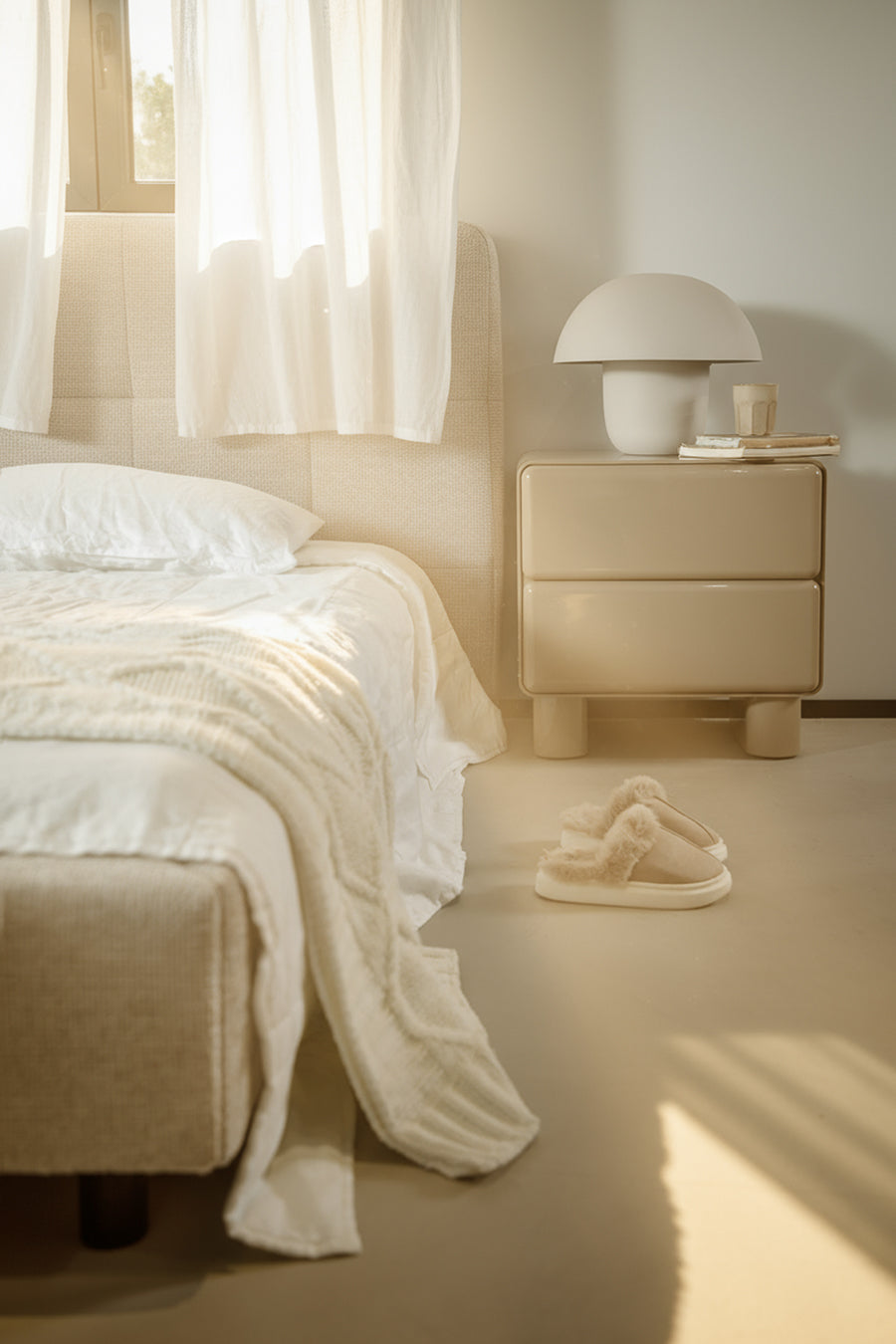 מנורת שולחן מאשרום מט סנד