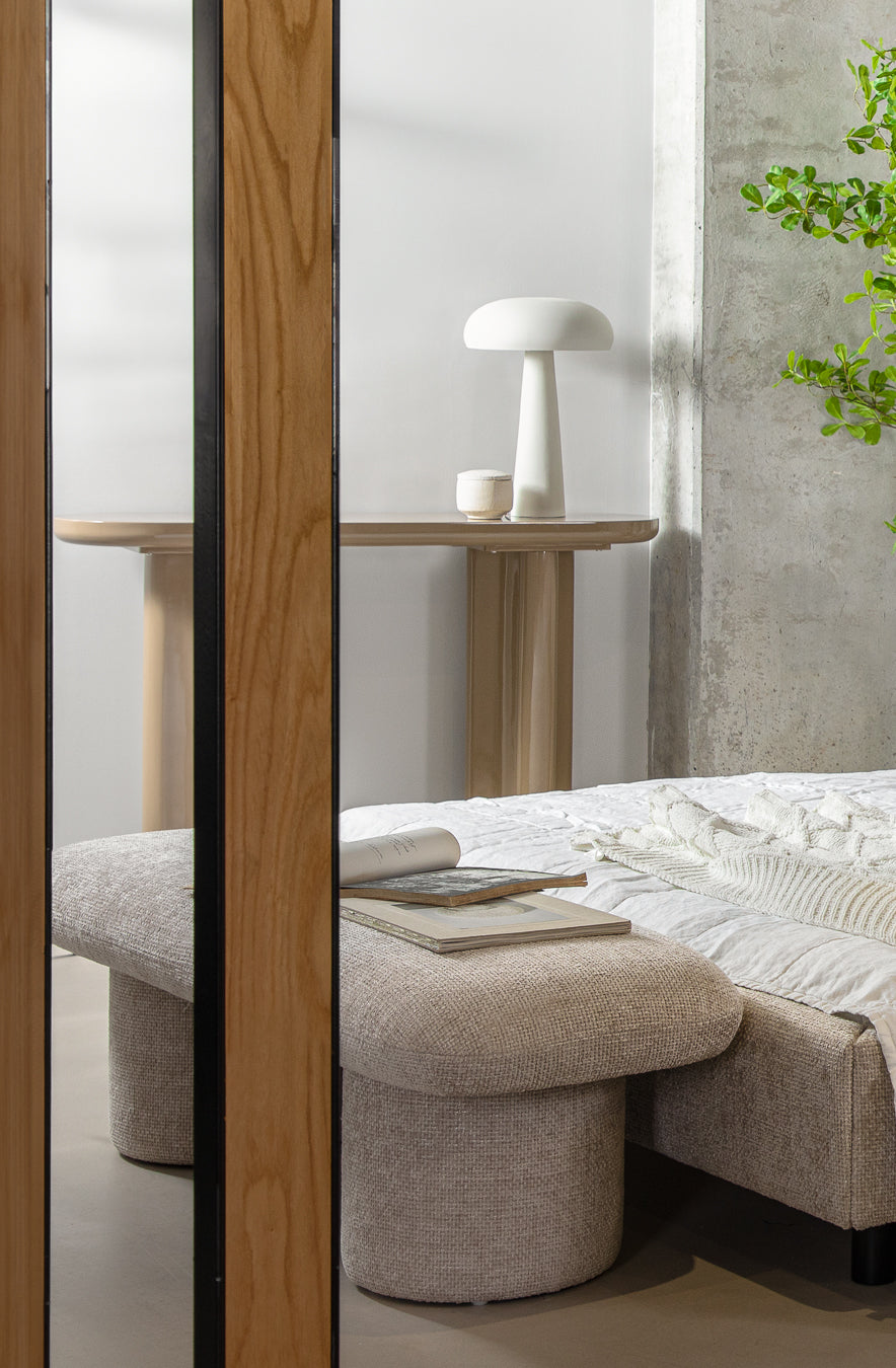 ספסל קלואי אייבורי