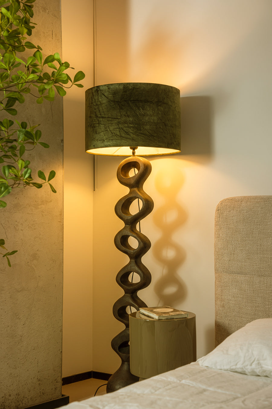 מנורה לוסט ריצפה עיגולים גרין