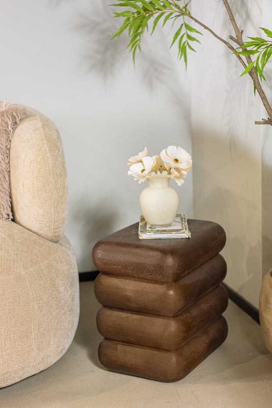 סטול פרימיטיב וולנאט