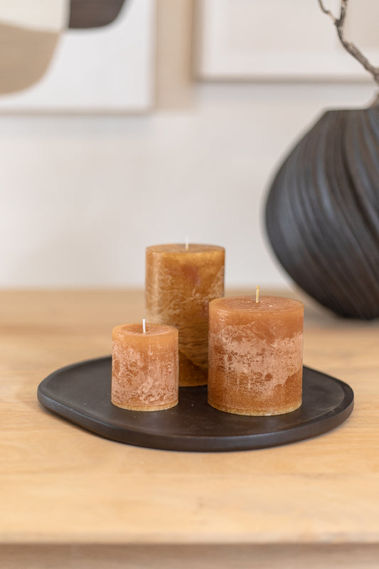 נר אמבר דיון קראמל 7x7.5