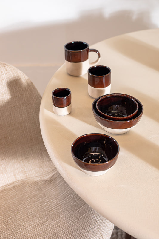 בול רטרו בראון - רביעייה