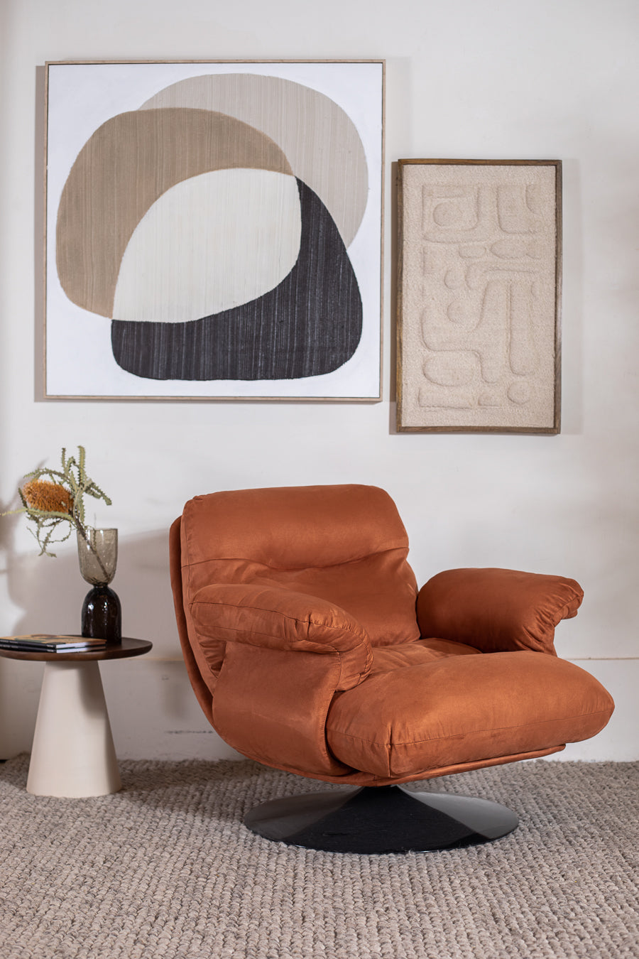 כורסה פרנקי טרקוטה