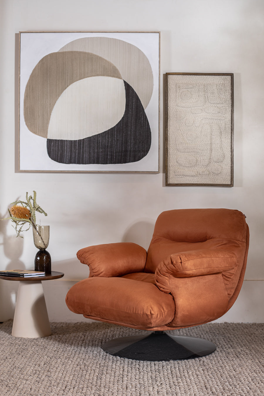 כורסה פרנקי טרקוטה