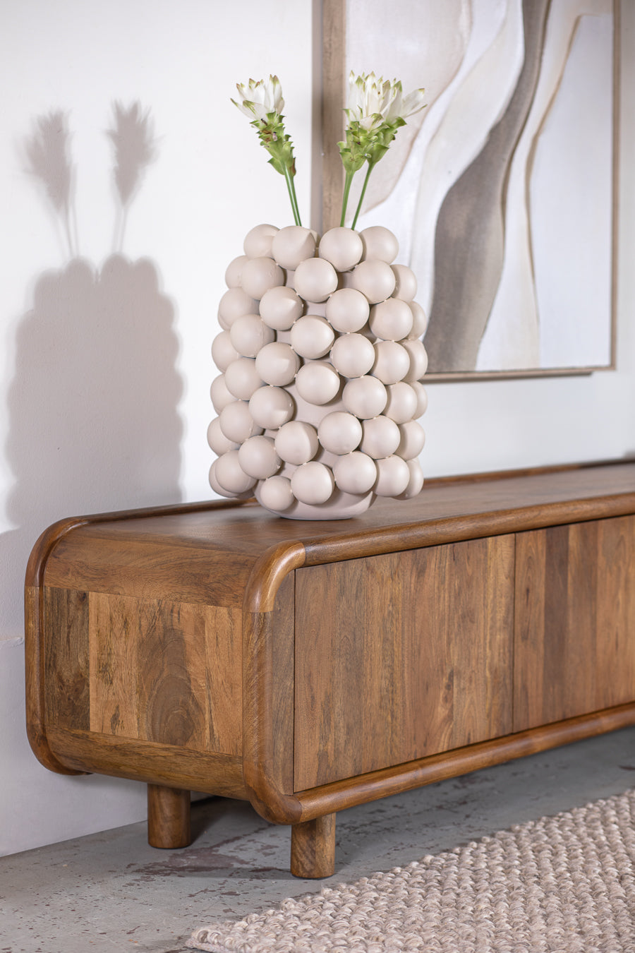 Vase Atelier Bubbles White L