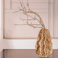 Vase Flowers Antique Ivory L