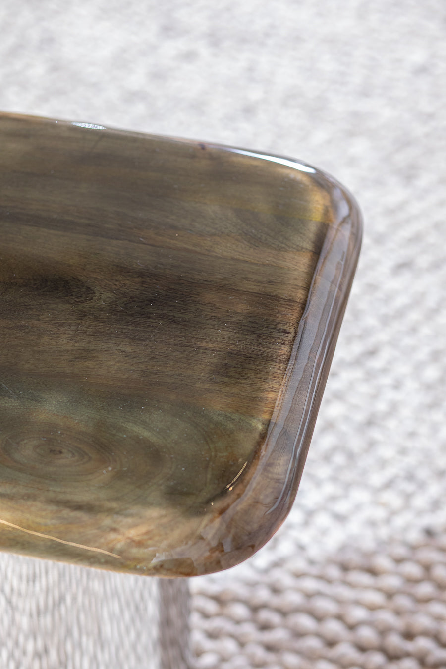 Kuzi Silver Green Table 40x40x50