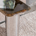 Kuzi Silver Green Table 40x40x50