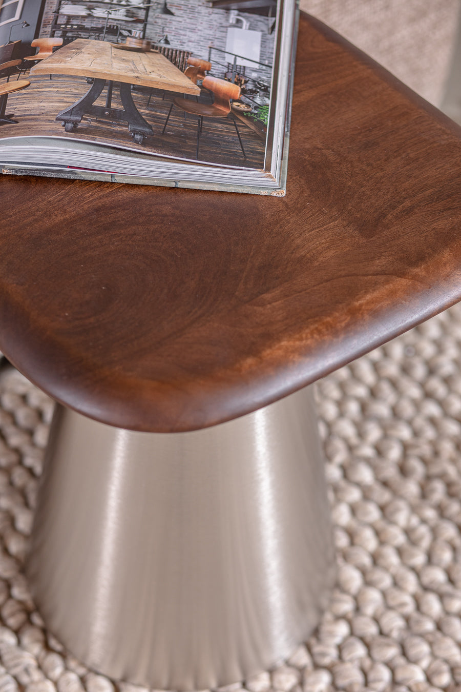 Cozy Silver Natural Table 40X40X50